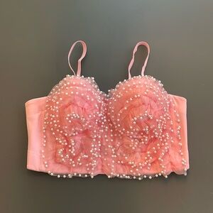 Boutique Pearl Cami Bra Top